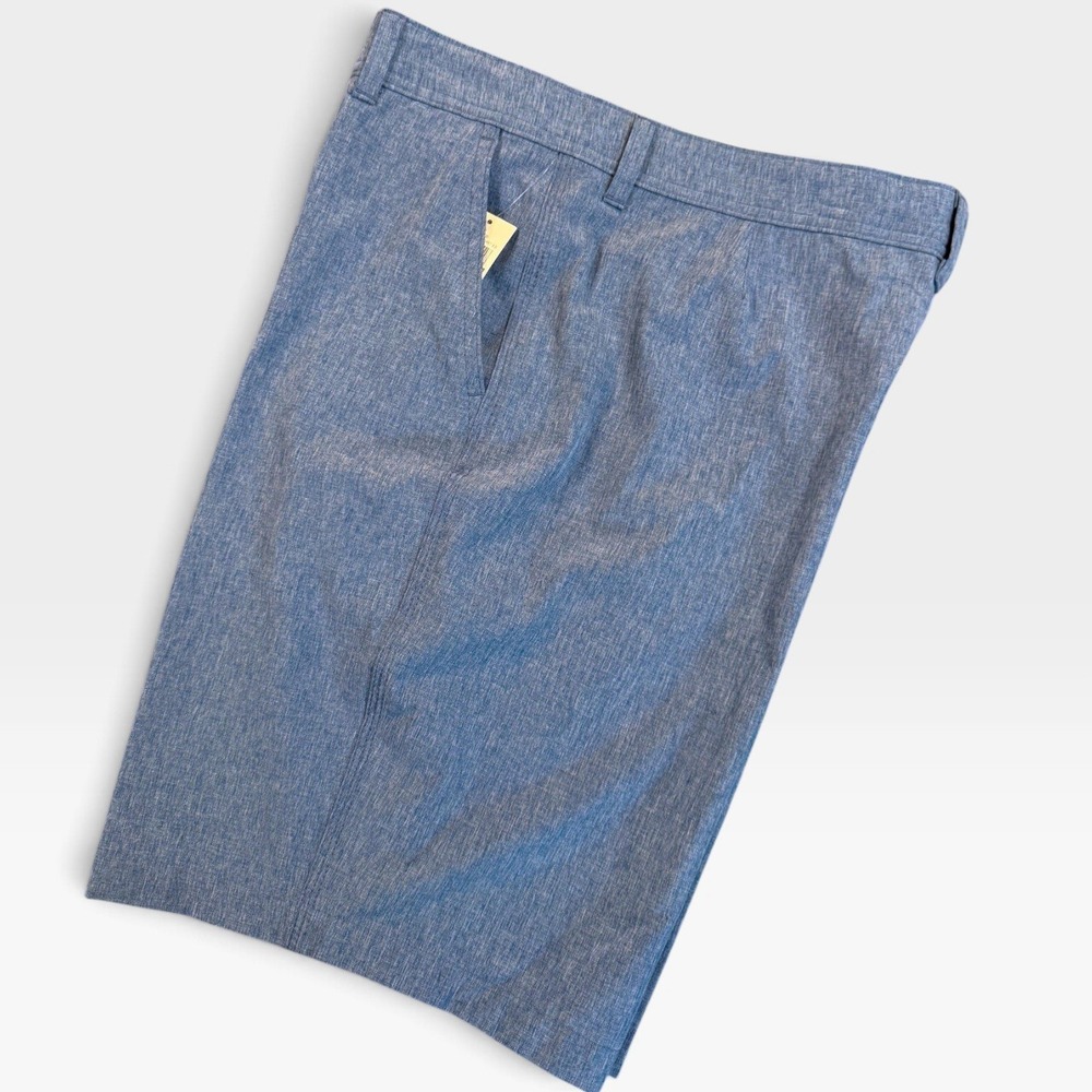 IZOD Salt Water Hybrid Beach Performance Shorts Mens 36 True Blue UPF 50 Stretch